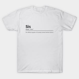 Sister Dictionary Definition T-Shirt